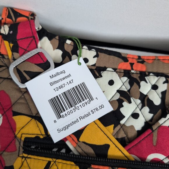 Vera Bradley Bittersweet Combo - Mailbag, Medium Cosmetic bag and Lanyard - Picture 5 of 7